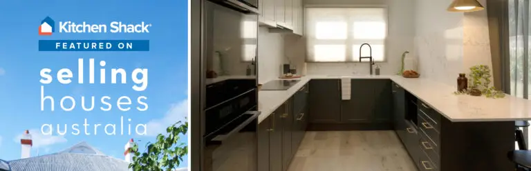 U shape kitchen with terril and oyster shaker style